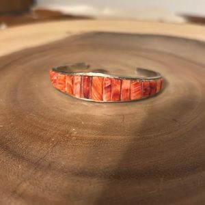 Spiny Oyster Orange Cuff Bracelet